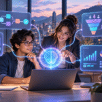 Emprendedores conectando inteligencia artificial, automatización y marketing digital en la Inmersión EmprendeIA