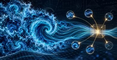 Flujo turbulento analizado por varios agentes de inteligencia artificial para estudiar Navier-Stokes