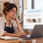 Profesional española compara opciones en ChatGPT con un anuncio visual separado de la respuesta