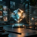 Núcleo de inteligencia artificial conectado a imágenes y controles de ordenador bajo supervisión humana
