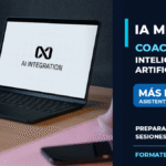 IA Mindset para coaches: banner original de FórmateConIA con herramientas de inteligencia artificial y más de 20 asistentes