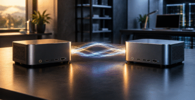 Dos equipos compactos conectados para ejecutar inteligencia artificial local