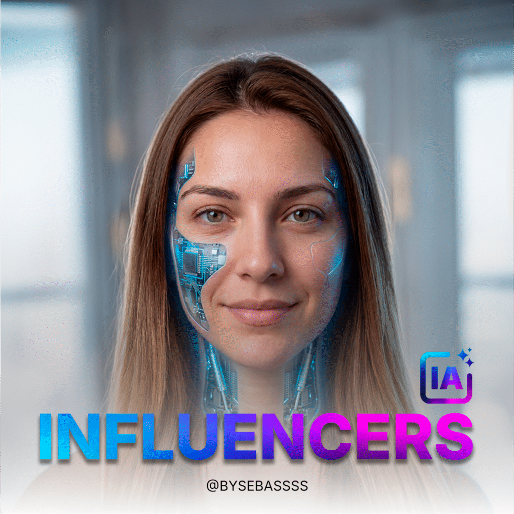 Portada del curso Influencers IA de Bysebas para aprender a crear personajes virtuales con inteligencia artificial