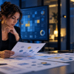 Analista revisando evidencias para aplicar inteligencia artificial al NIST CSF 2.0