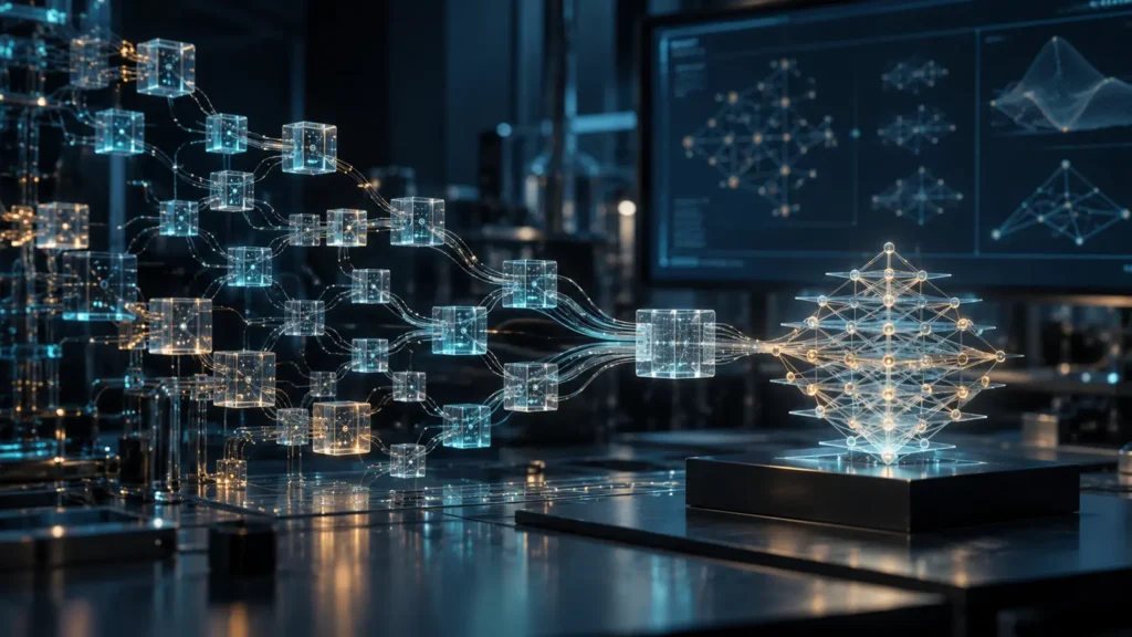 Estructura de lógica booleana y rutas computacionales para ilustrar la prueba formal de la hipótesis del tiempo exponencial