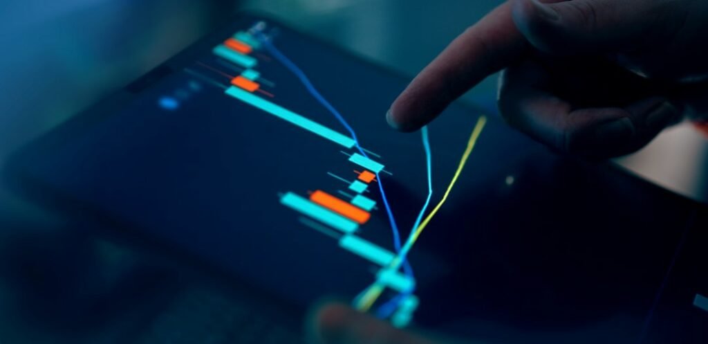 Paneles bursátiles y datos financieros utilizados para ilustrar el análisis del sistema de trading XPRO-IA
